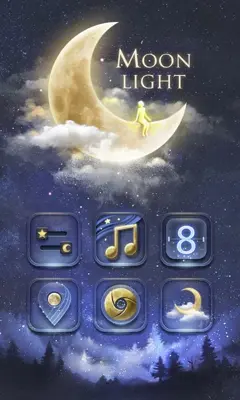 Moonlight GOLauncher EX Weather 2in1 android App screenshot 3