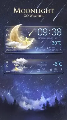 Moonlight GOLauncher EX Weather 2in1 android App screenshot 4