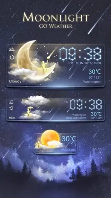 Moonlight GOLauncher EX Weather 2in1 android App screenshot 5